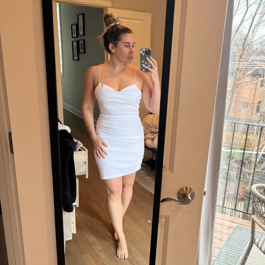 Cinq A Sept White Mini Dress